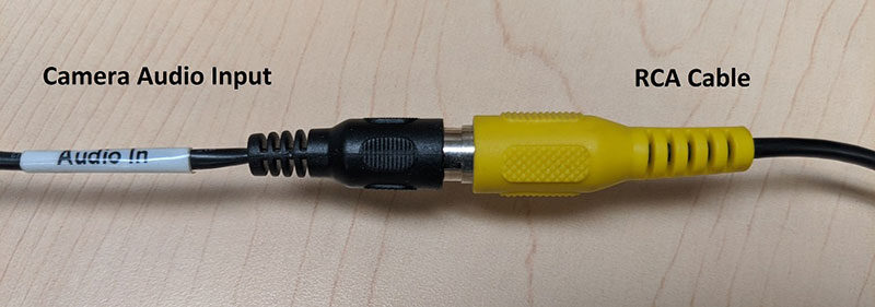 اتصال میکروفون به دوربین مداربسته داهوا