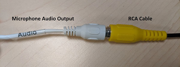 اتصال میکروفون به دوربین مداربسته داهوا