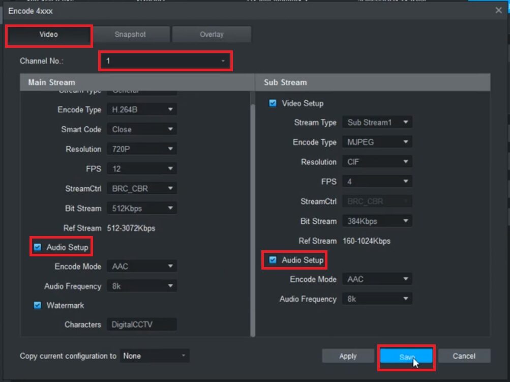تنظیم ضبط صدا دوربین در اسمارت پی اس اس