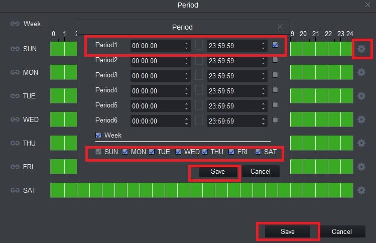 تنظیم ضبط موشن دتکشن دوربین داهوا