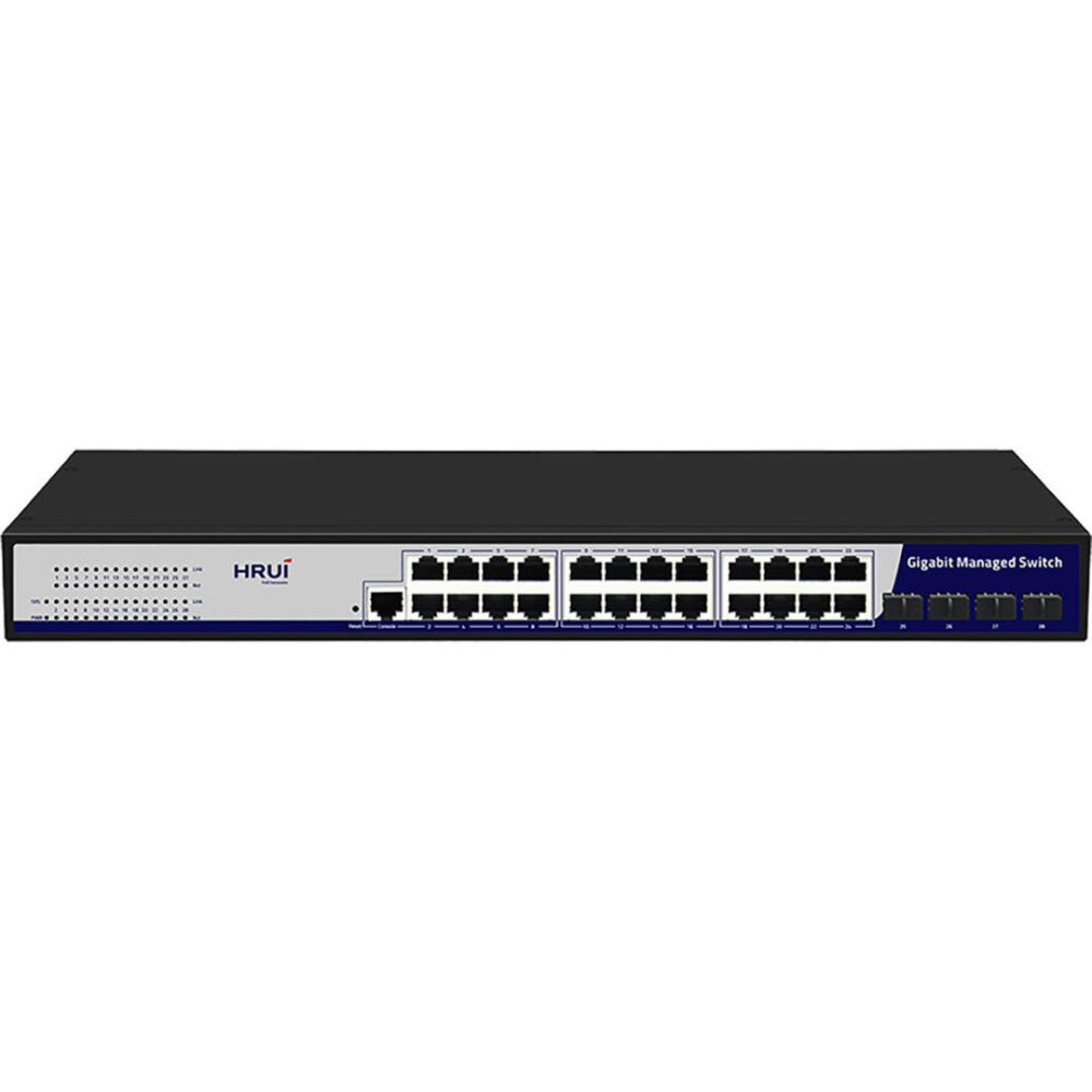 سوئیچ مدیریتی اترنت اچ ار یو ای HRUI HR-SWG20244S - تصویر 3
