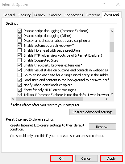 نهایی کردن تنظیمات