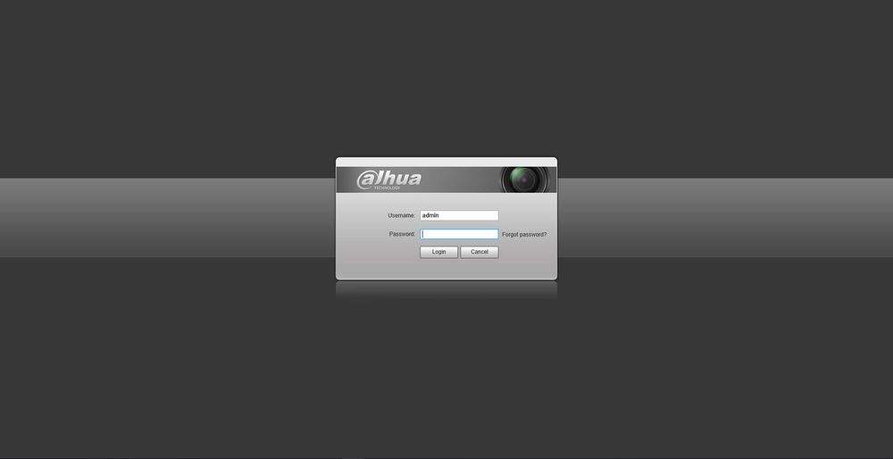 منوی وب دوربین