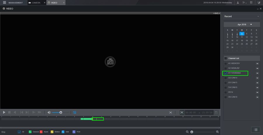 بازبینی تصاویر ضبط شده
