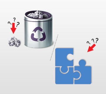 تنظیم شی رها شده در دستگاه ضبط