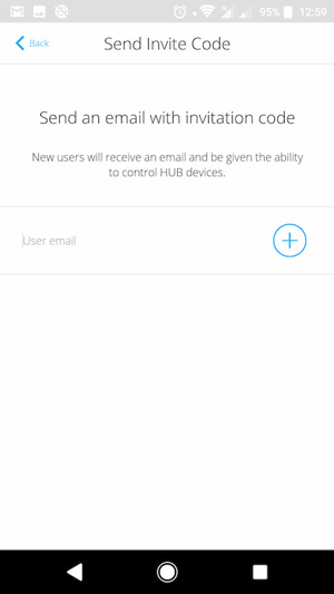 دعوت از کاربر جدید