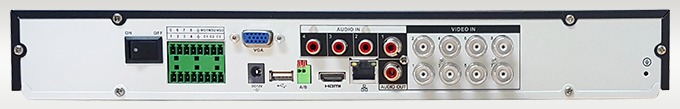 پنل پشت دستگاه دی وی ار dvr داهوا