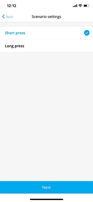 تنظیمات سناریو