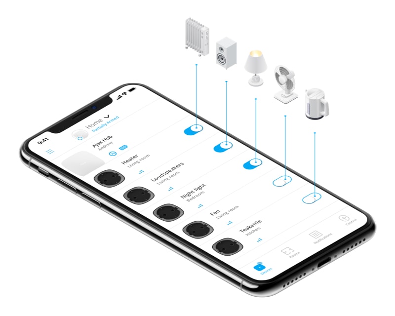 نظارت بر لوازم منزل در نرم افزار