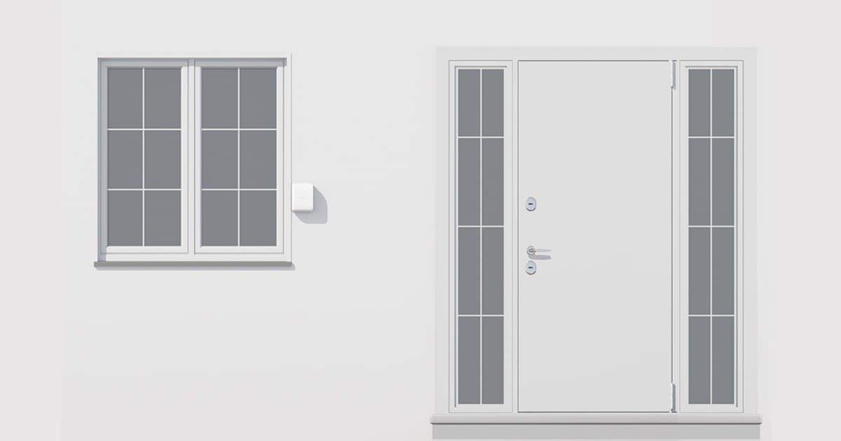 چشمی نصب شده کنار در ورودی