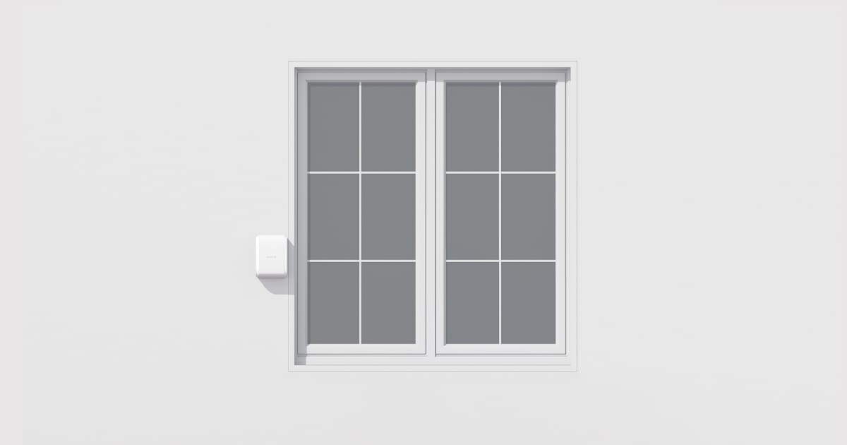 چشمی نصب شده کنار پنجره