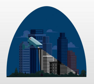 دید در شب دوربین مداربسته