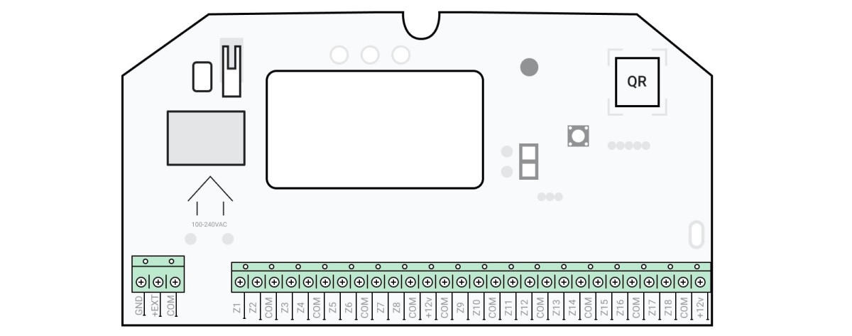 ترمینال های ورودی برد