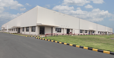 محوطه کارخانه