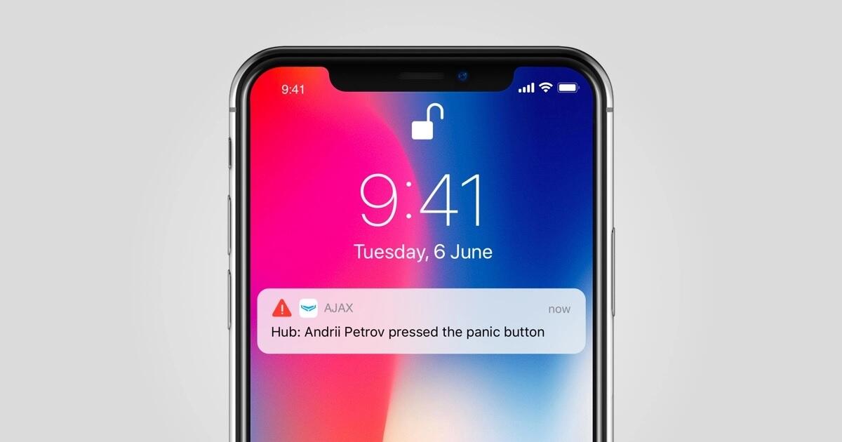 اعلان آلارم‌ها در اپلیکیشن