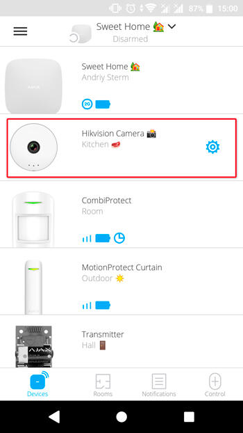 اتصال دوربین هایک ویژن به آژاکس
