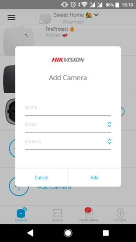 اتصال دوربین هایک ویژن به آژاکس