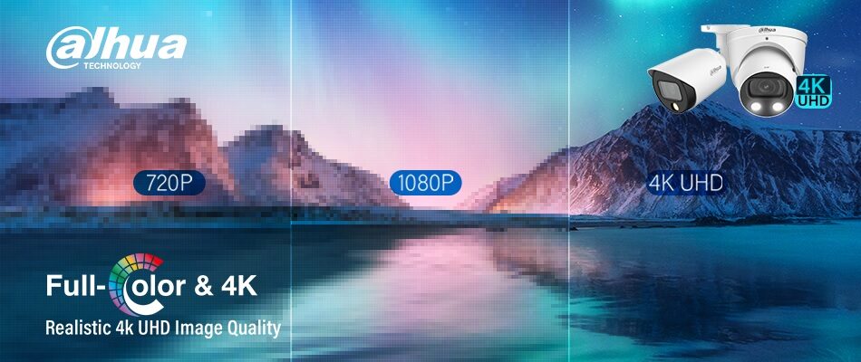 کیفت تصویر واقعی با دوربین تمام رنگی داهوا